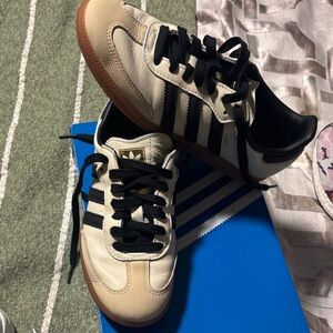 adidas Samba Sneakers in Cream, Black and Gum